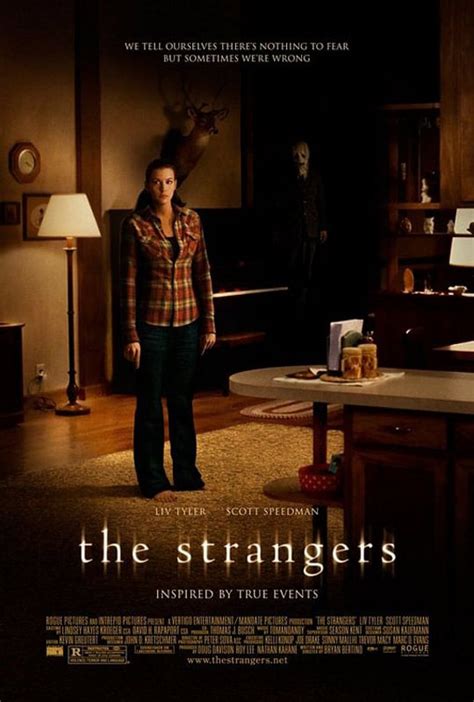 1. The Strangers (2008) R | 86 min | Horror, Mystery, Thriller. 6.1. Rate. 47 Metascore. A young couple staying in an isolated vacation home are terrorized by three unknown …